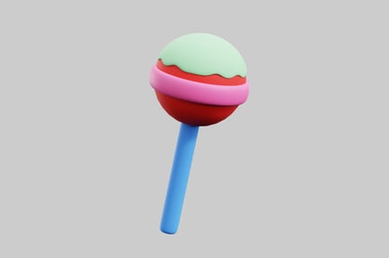 Preview: Cartoon layered lollipop