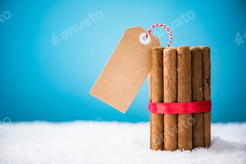 Preview: Cuban Cigars retails shop Christams festive template
