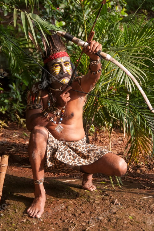 Preview: Portrait of Impressionist or Behrupiya, Traditional performing artist of India.