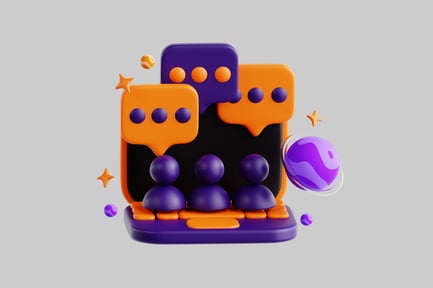 Preview: Online communication platform with users