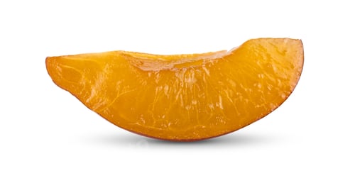 Preview: Prune Slice or plum isolated on a white