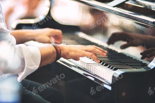 Preview: Detail of pianist's hands