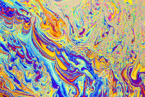 Preview: Psychedelic multicolored background abstract. Rainbow colors.
