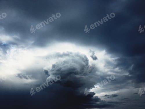 Preview: Storm clouds in stormy sky.