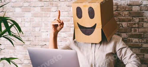 Preview: People with ho identity working on laptop and internet connection having an idea.