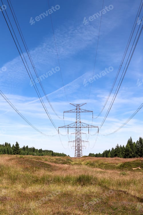 Preview: High voltage power lines