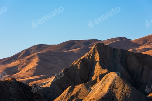 Preview: Amazing mountain landscape before sunset time