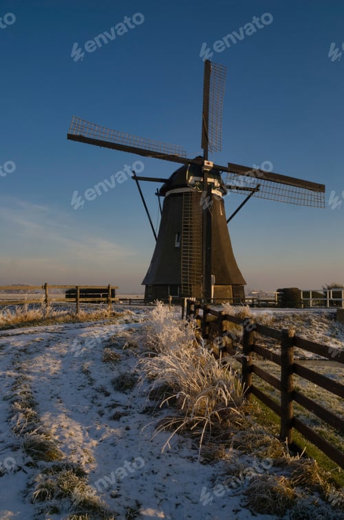 Preview: Windmill the Achtkante Molen near Streefkerk
