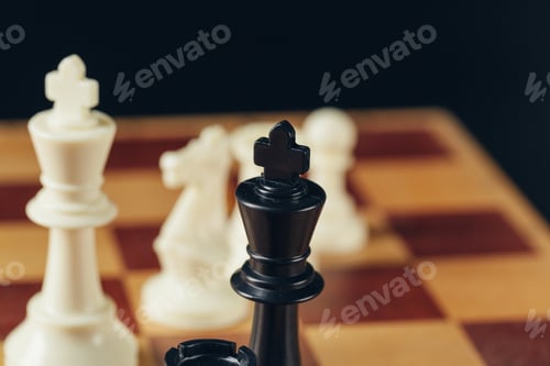 Preview: chess on board business concept