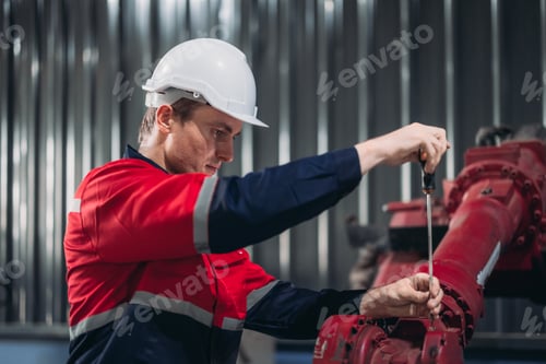 Preview: Maintenance Team Repairing Industrial Robotic Arm
