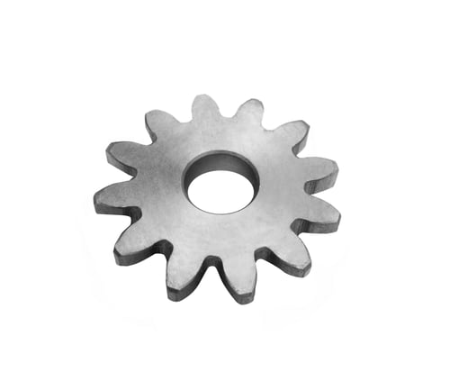 Preview: Metal gears isolated against on white