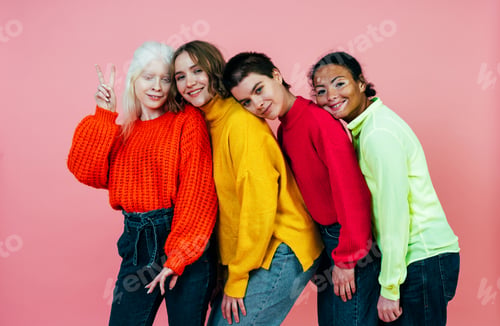Preview: Group of multiethnic women