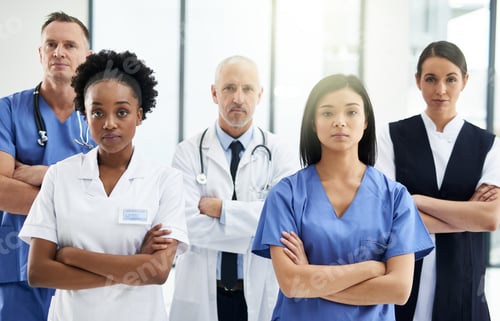 Preview: Your health is of the utmost importance. Shot of doctors in a hospital.