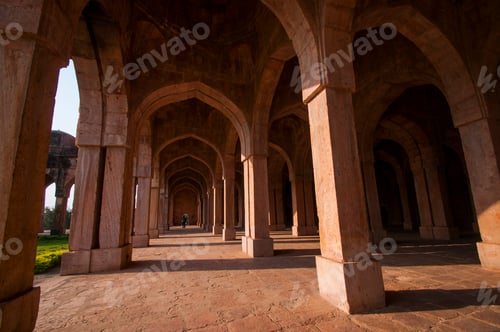 Preview: Ashrafi Mahal and Jama Masjid Mosque in Mandu, Madhya Pradesh, India