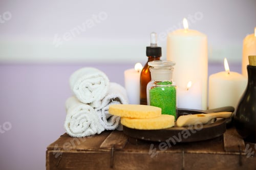 Preview: Elements of spa massage in spa salon