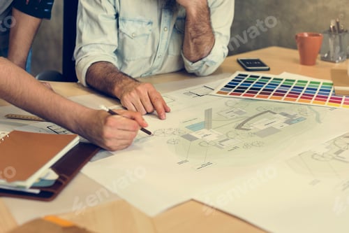 Preview: Design Studio Architect Creative Occupation Meeting Blueprint Co