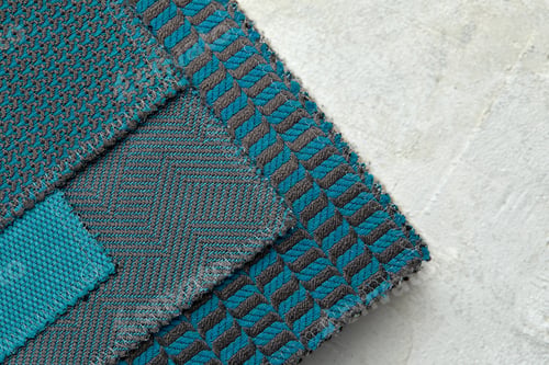 Preview: The background consists of several types of colored tiles with different patterns on blue tone