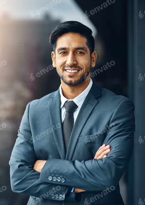 Preview: Make your dream a reality. Shot of a businessman standing outside the office.