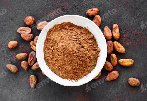 Visualização: Produtos naturais de cacau