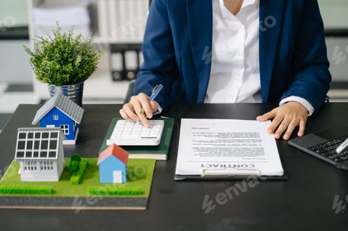 Preview: Considering buying a home, investing in real estate. Broker signs a sales agreement.