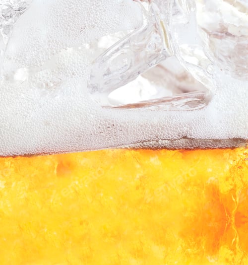 Preview: Close up of beer bubbles