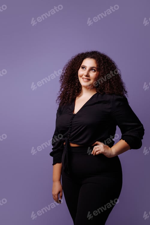 Preview: Girl with a curly hairstyle