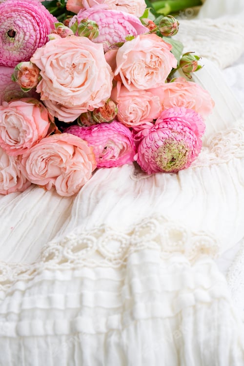 Preview: Female accessories on white