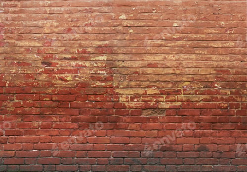 Preview: Red brown brick stone wall