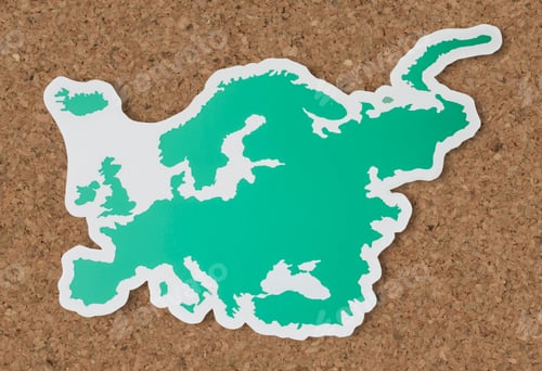 Preview: Blank map of Europe and countries