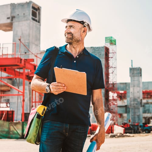 Preview: Architecture Construction Safety First Career Concept