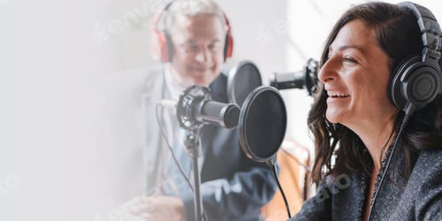 Preview: Business podcast recording