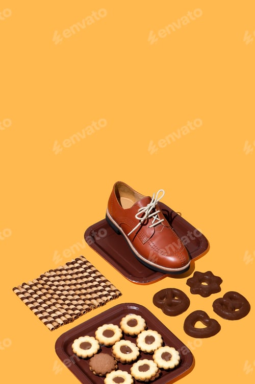 Preview: Stylish chocolate isomertric