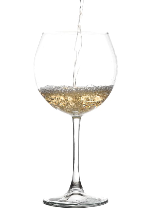 Preview: Pouring Fresh Sparkling White Wine into Glass
