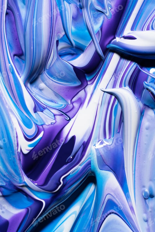 Preview: Smears of violet and blue paint