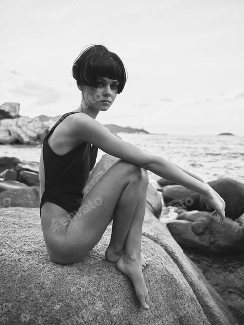 Preview: Sensual Lady: Relaxation and Elegance on a Tropical Beach