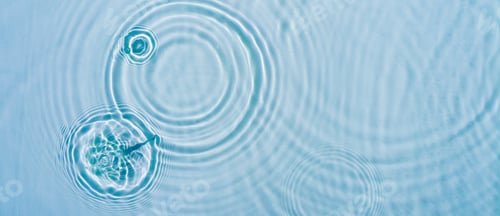 Preview: Transparent blue water surface with ripples