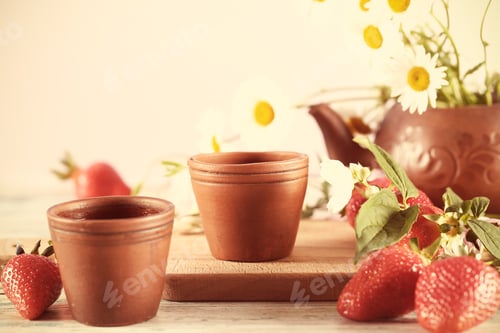 Preview: Fresh Strawberries On The Table