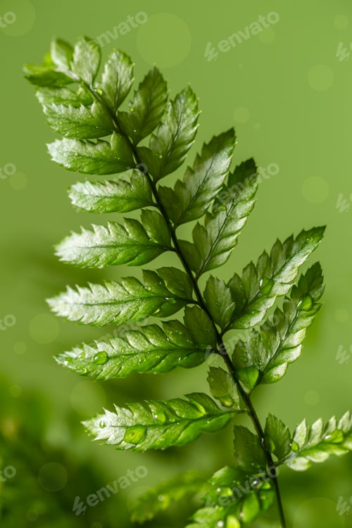 Vista previa: Fern house plant macro