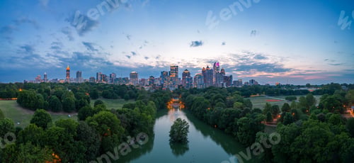 Preview: Atlanta, Georgia, USA Over Piedmont Park
