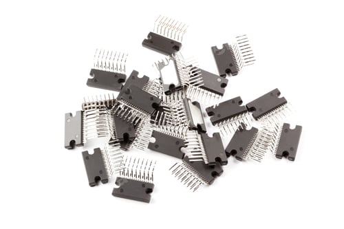 Preview: Electronic IC on a light background