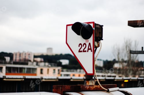 Preview: Closeup of the Marseille railway signage