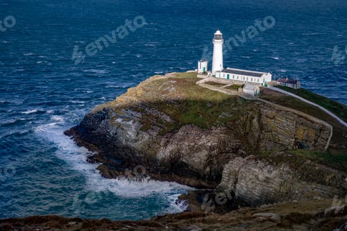 Preview: South Stack Lighthouse on the island of Anglesey in north Wales