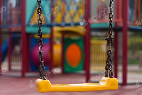 Preview: Colorful swings in the park