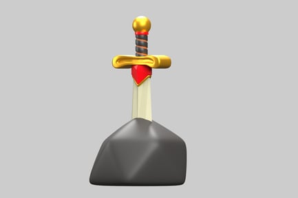 Preview: Sword embedded in stone.