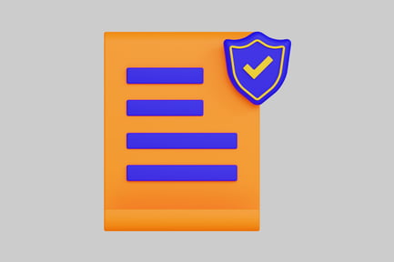 Preview: Document with Shield Icon and Checkmark