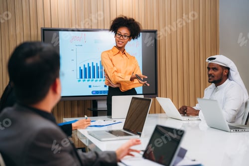 Preview: Group of business meeting about documents and ideas at the office desk.