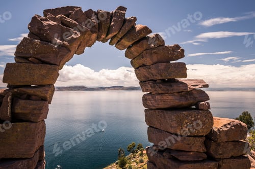 Preview: Inca Ruins, Taquile Island, Lake Titicaca, Peru, South America