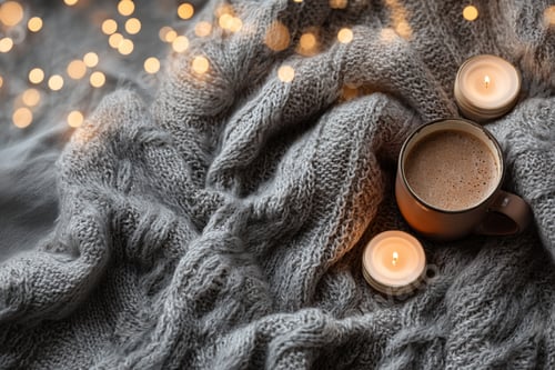 Preview: christmas flat lay background