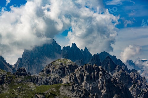 Preview: National Nature Park Tre Cime In the Dolomites Alps. Beautiful n