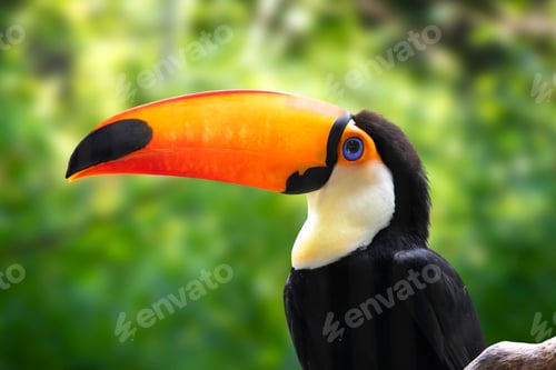 Preview: Colorful Toucan Portrait